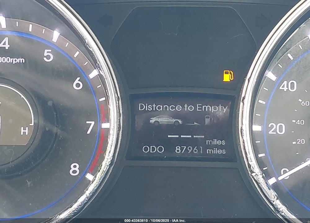 2014 HYUNDAI SONATA GLS VIN: 5NPEB4AC0EH869627