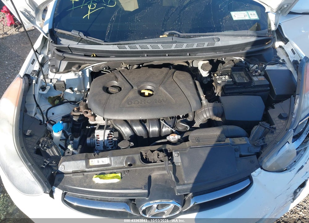 2013 HYUNDAI ELANTRA VIN: 5NPDH4AE8DH358919