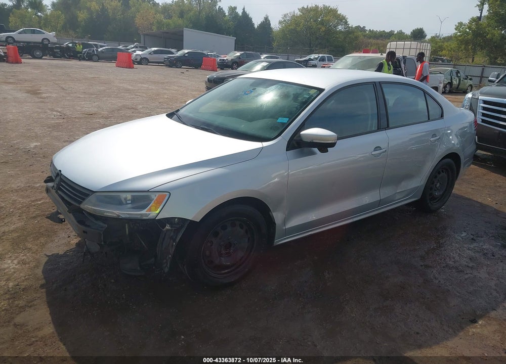 2012 VOLKSWAGEN JETTA 2.5L SE VIN: 3VWDP7AJ8CM111116