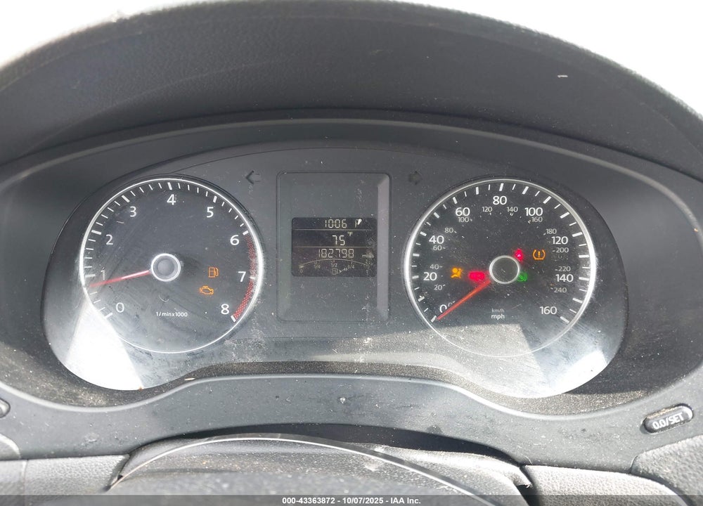 2012 VOLKSWAGEN JETTA 2.5L SE VIN: 3VWDP7AJ8CM111116