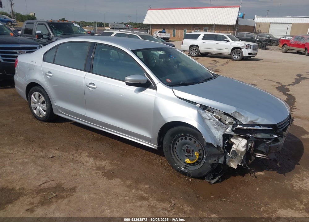 2012 VOLKSWAGEN JETTA 2.5L SE VIN: 3VWDP7AJ8CM111116