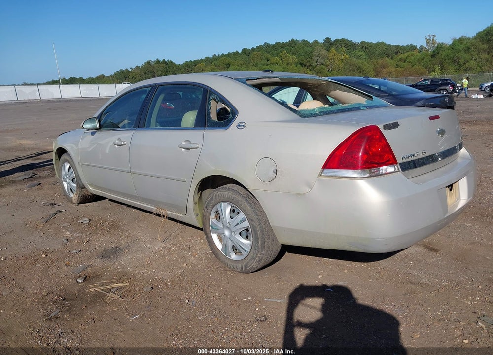 2008 CHEVROLET IMPALA LS VIN: 2G1WB58K389235476