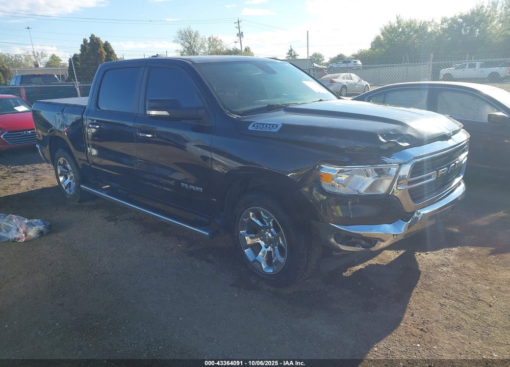 2019 RAM 1500 BIG HORN/LONE STAR  4X4 5'7 BOX VIN: 1C6SRFFT8KN788056