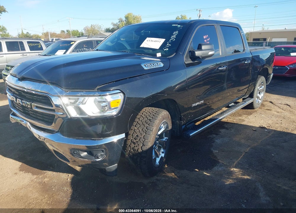 2019 RAM 1500 BIG HORN/LONE STAR  4X4 5'7 BOX VIN: 1C6SRFFT8KN788056