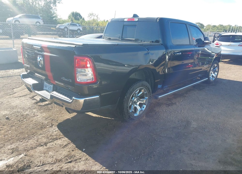 2019 RAM 1500 BIG HORN/LONE STAR  4X4 5'7 BOX VIN: 1C6SRFFT8KN788056