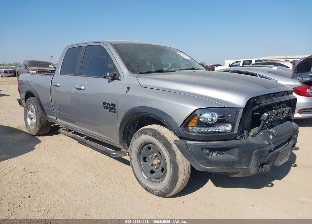 2019 RAM 1500 CLASSIC WARLOCK  4X2 6'4 BOX VIN: 1C6RR6GGXKS698084