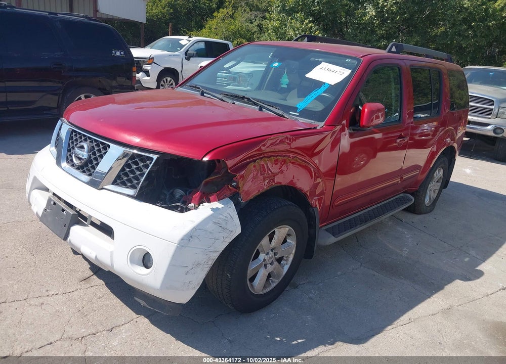2012 NISSAN PATHFINDER VIN: 5N1AR1NN2CC600781