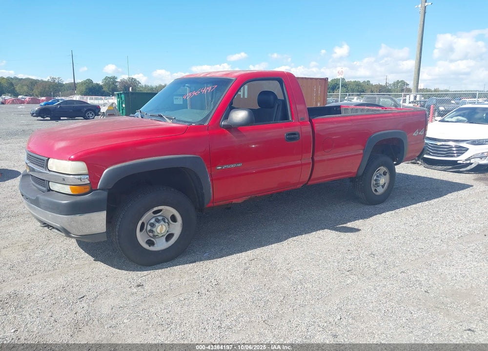 2001 CHEVROLET SILVERADO 2500HD VIN: 1GCHK24U61E259151