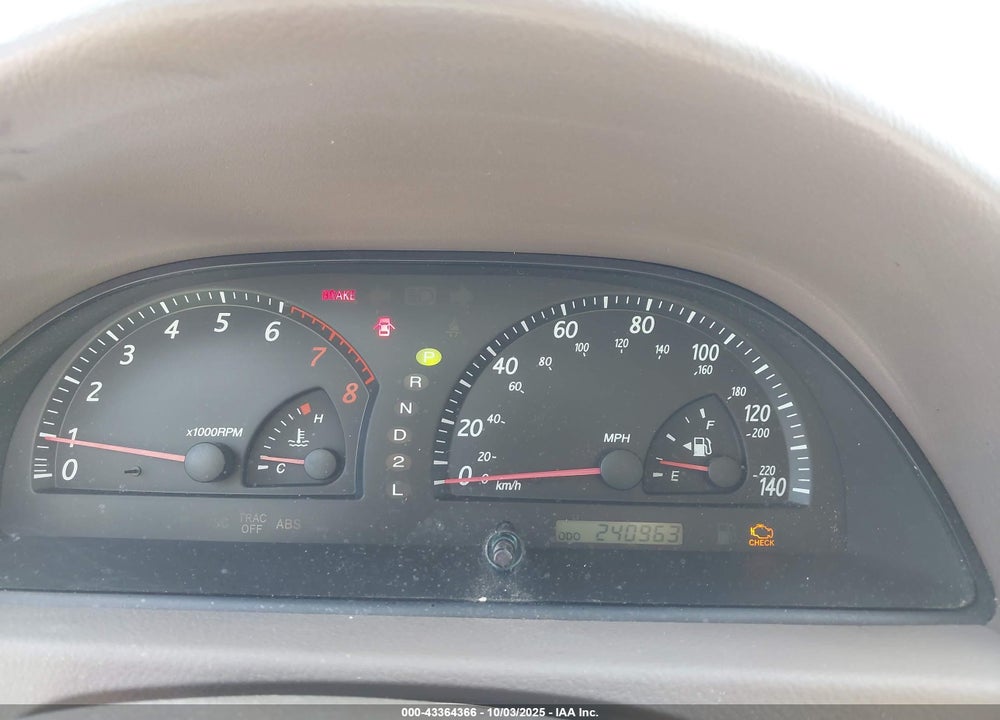 2003 TOYOTA CAMRY VIN: 4T1BE32K03U123560