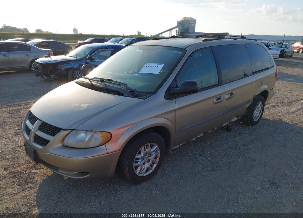 2002 DODGE GRAND CARAVAN SPORT VIN: 2B4GP44322R580296
