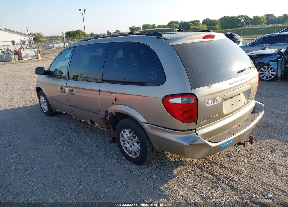 2002 DODGE GRAND CARAVAN SPORT VIN: 2B4GP44322R580296