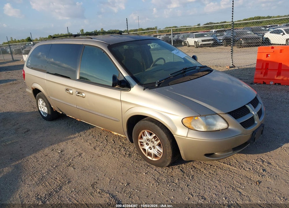 2002 DODGE GRAND CARAVAN SPORT VIN: 2B4GP44322R580296