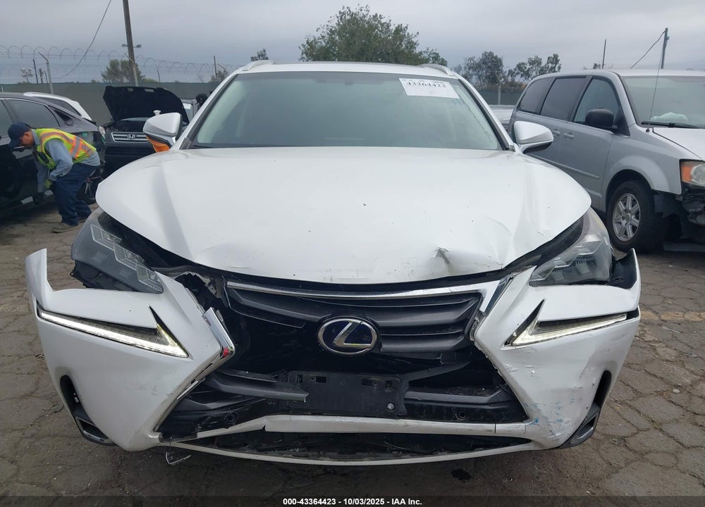2016 LEXUS NX 300H VIN: JTJBJRBZ5G2030595