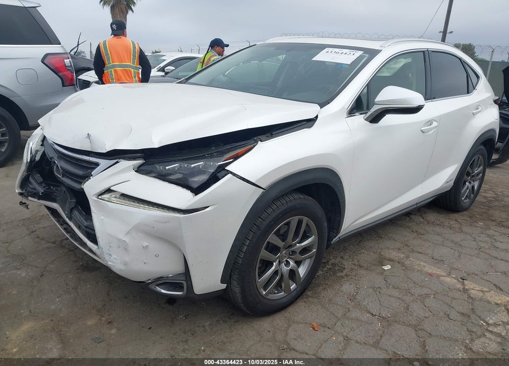 2016 LEXUS NX 300H VIN: JTJBJRBZ5G2030595