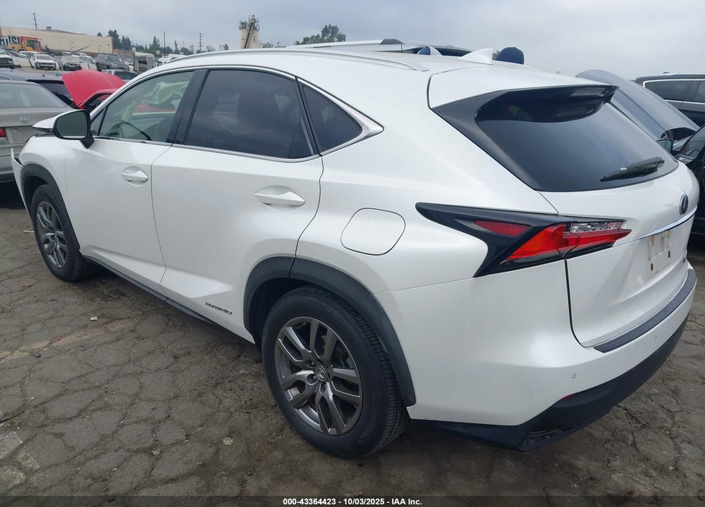 2016 LEXUS NX 300H VIN: JTJBJRBZ5G2030595