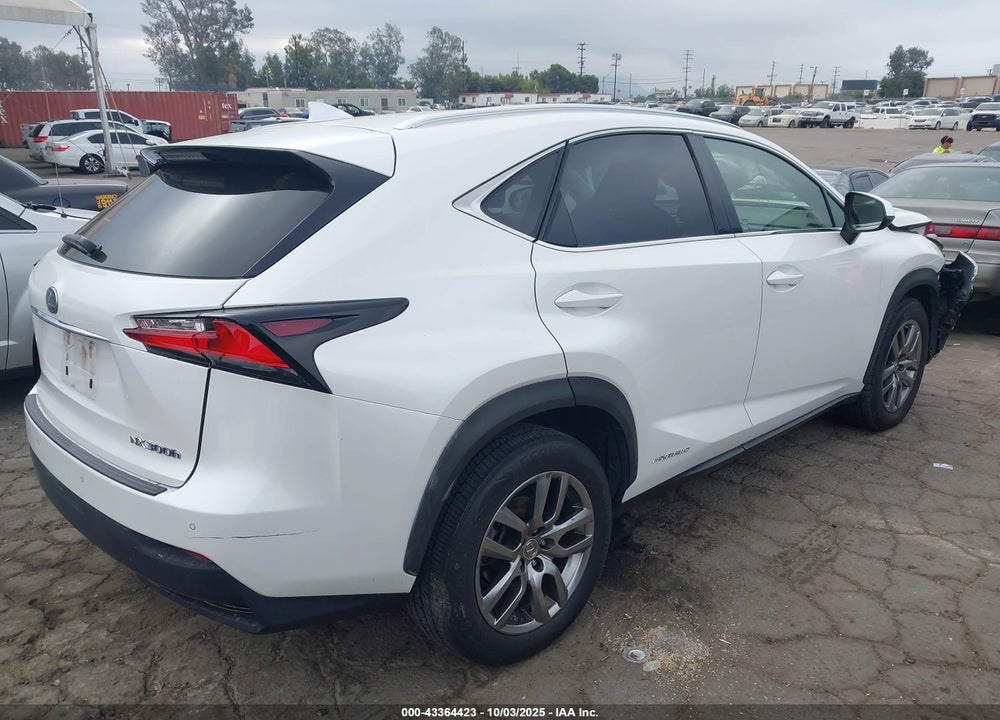 2016 LEXUS NX 300H VIN: JTJBJRBZ5G2030595