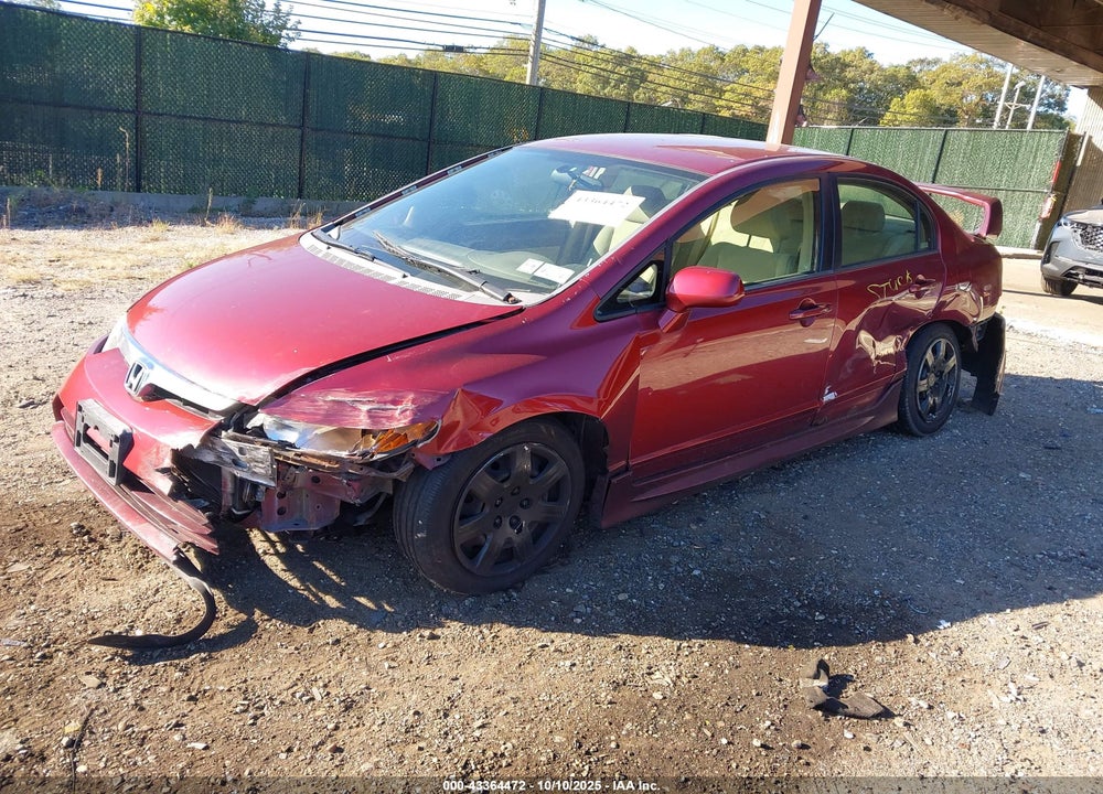 2007 HONDA CIVIC VIN: 1HGFA165X7L038474