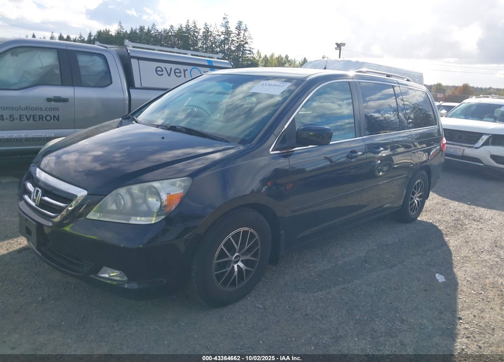 2007 HONDA ODYSSEY TOURING VIN: 5FNRL38837B098964