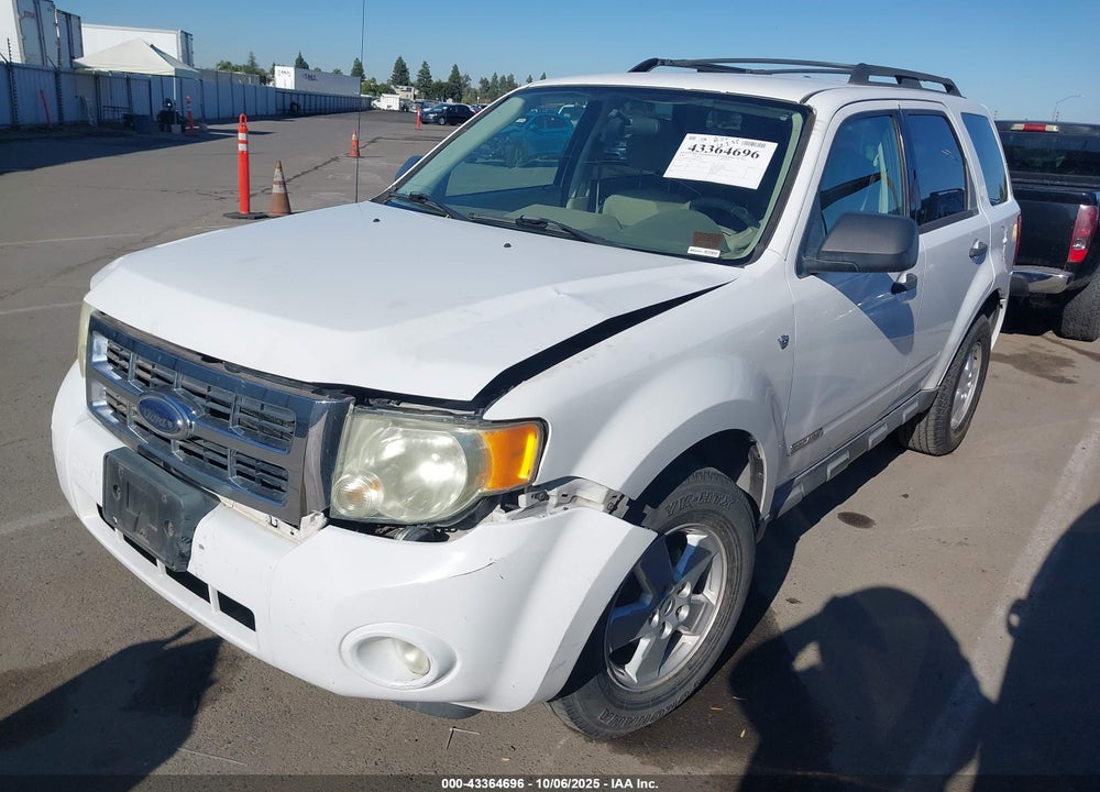 2008 FORD ESCAPE XLT VIN: 1FMCU03188KA52509