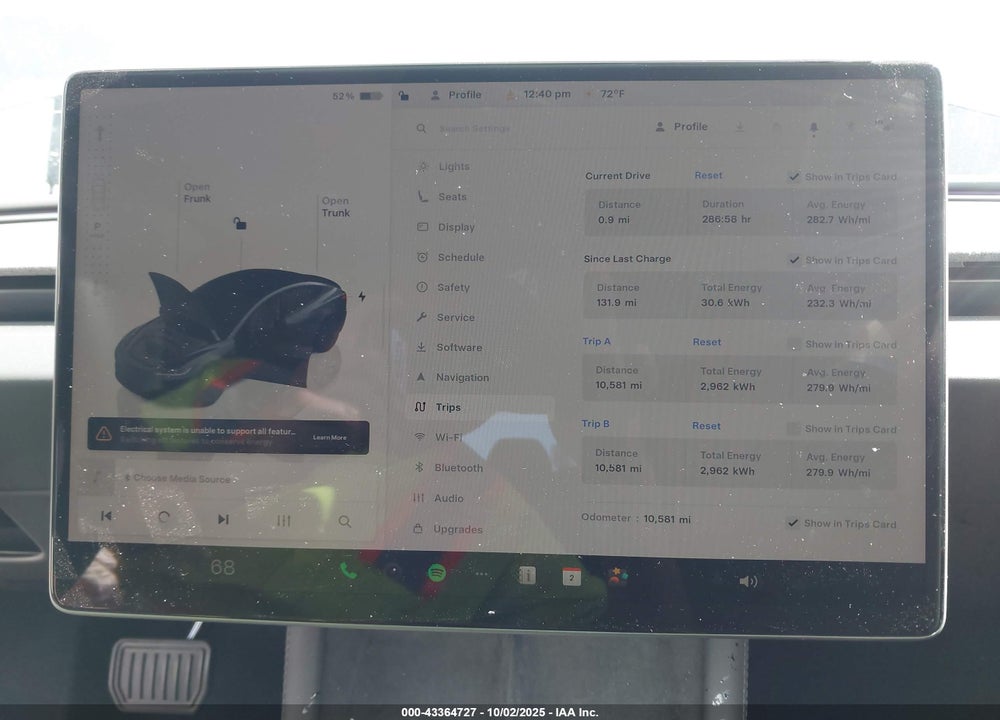 2025 TESLA MODEL 3 LONG RANGE ALL-WHEEL DRIVE VIN: 5YJ3E1EB3SF877455