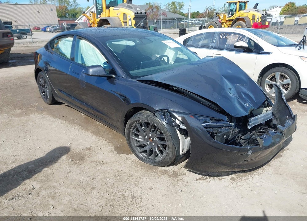 2025 TESLA MODEL 3 LONG RANGE ALL-WHEEL DRIVE VIN: 5YJ3E1EB3SF877455