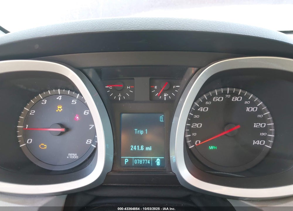 2010 CHEVROLET EQUINOX VIN: 2CNALBEW9A6297178