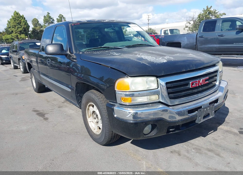 2004 GMC SIERRA 1500 SLE VIN: 2GTEC19TX41244488