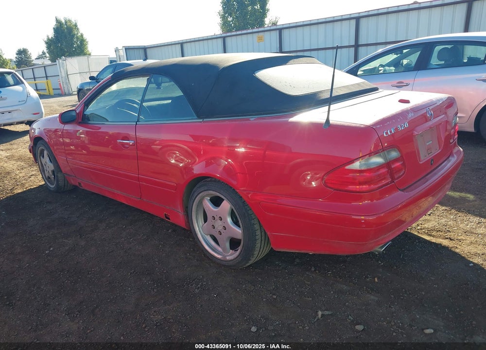 2002 MERCEDES-BENZ CLK 320 VIN: WDBLK65G22T120317