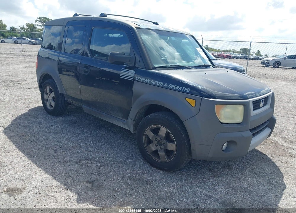 2003 HONDA ELEMENT EX VIN: 5J6YH28543L013063