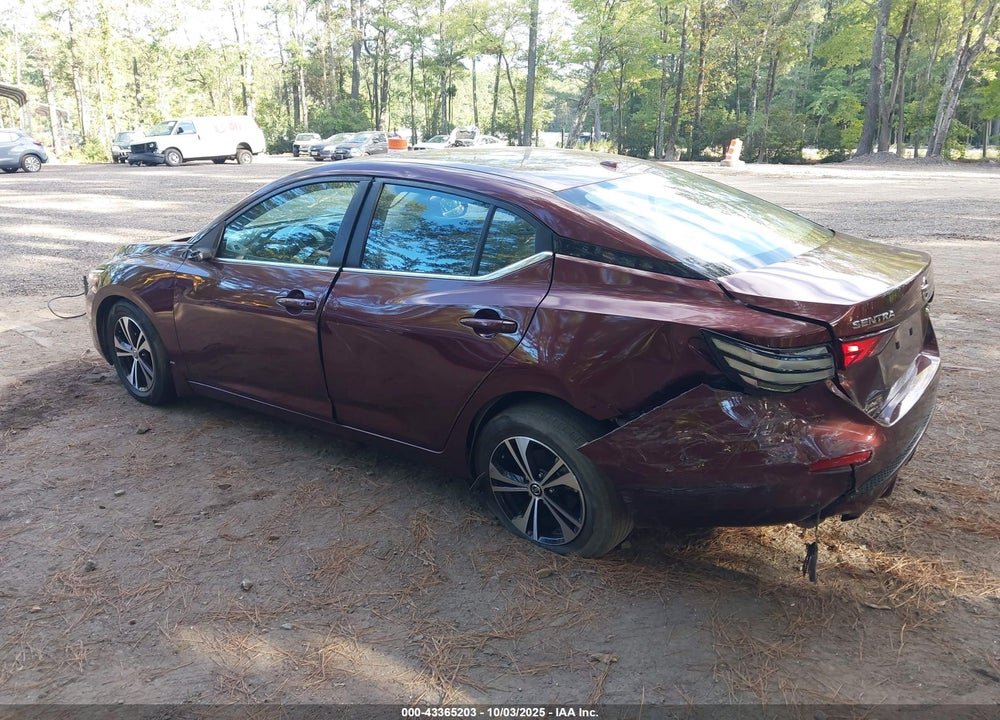 2021 NISSAN SENTRA SV XTRONIC CVT VIN: 3N1AB8CV3MY326362