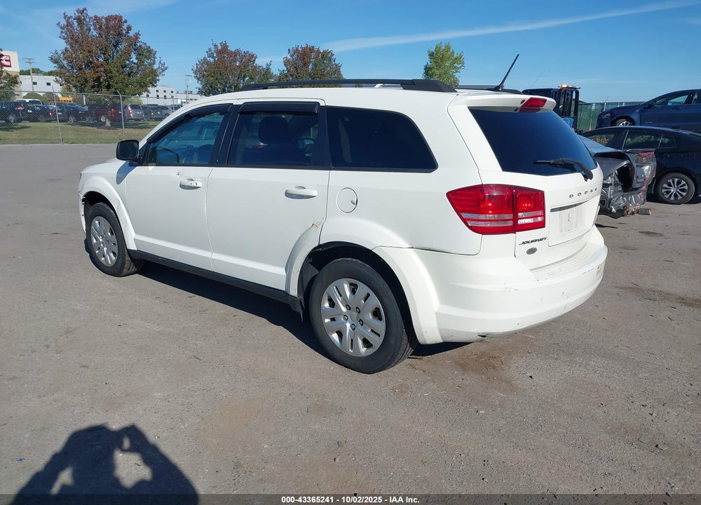 2016 DODGE JOURNEY SE VIN: 3C4PDCAB5GT218419