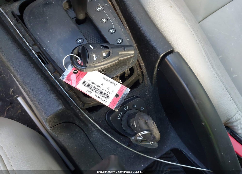 2011 SAAB 9 3 VIN: YS3FA7CY4B1305217