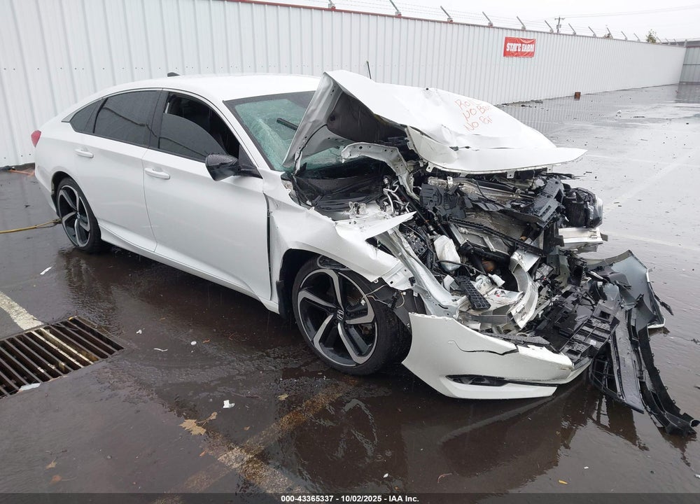 2022 HONDA ACCORD SPORT VIN: 1HGCV1F34NA103754