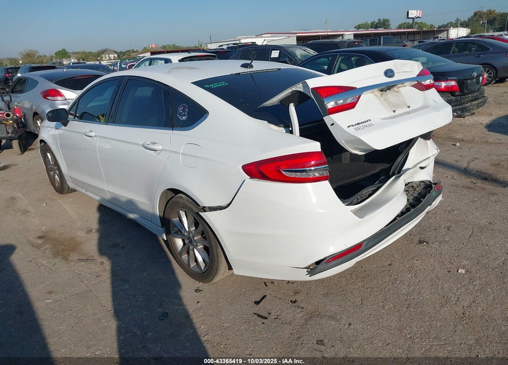 2017 FORD FUSION S VIN: 3FA6P0G72HR214837
