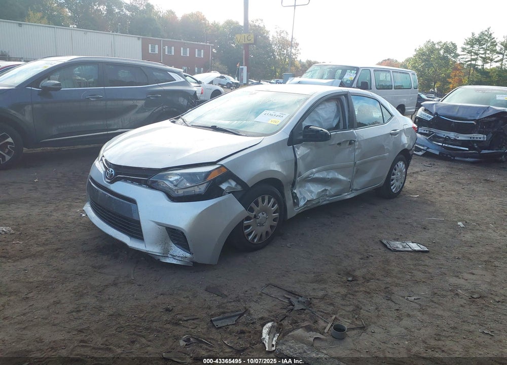 2016 TOYOTA COROLLA LE VIN: 2T1BURHE3GC719261