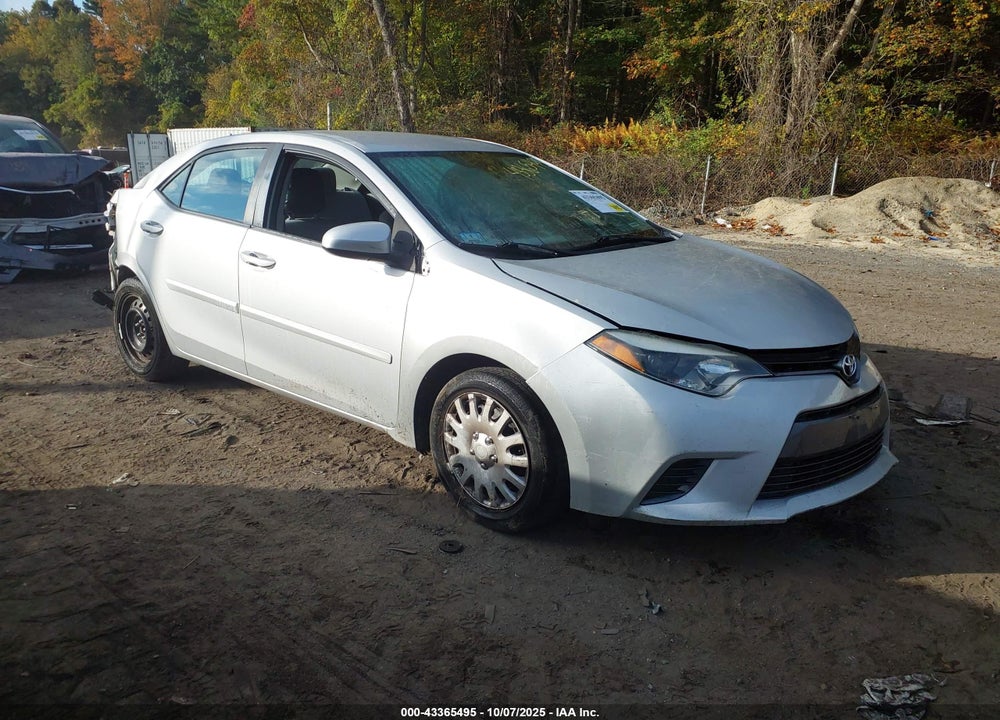 2016 TOYOTA COROLLA LE VIN: 2T1BURHE3GC719261