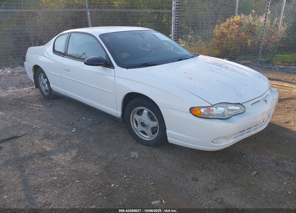 2004 CHEVROLET MONTE CARLO LS VIN: 2G1WW12EX49383344