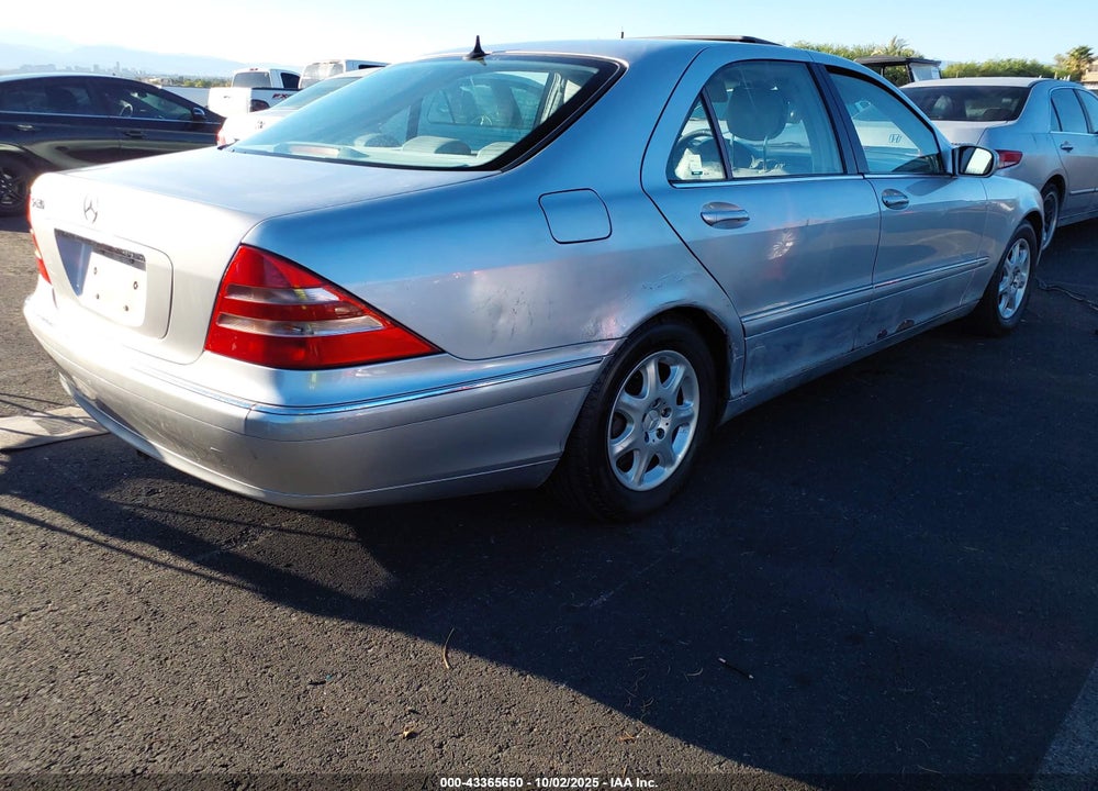 2000 MERCEDES-BENZ S 430 VIN: WDBNG70J7YA086494