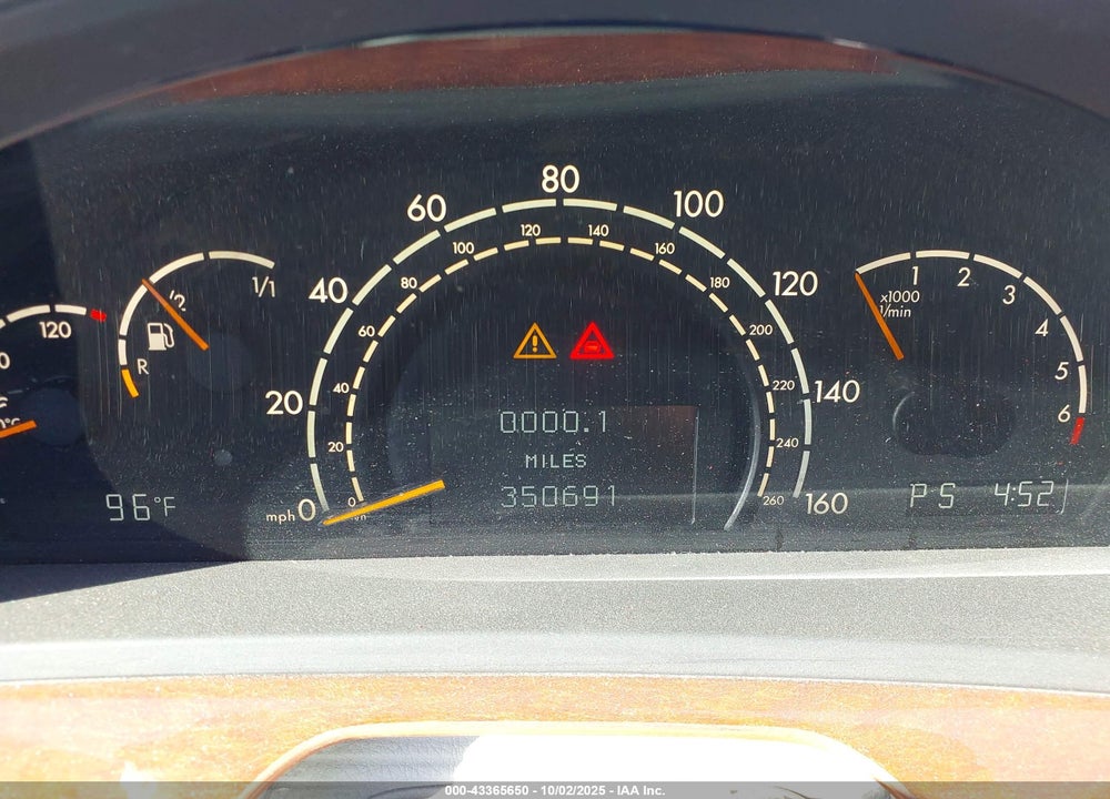 2000 MERCEDES-BENZ S 430 VIN: WDBNG70J7YA086494