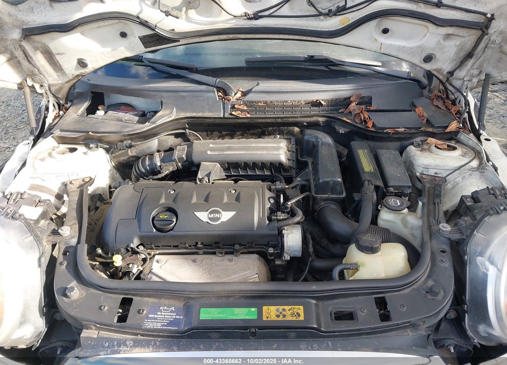 2007 MINI COOPER VIN: WMWMF33587TT58378