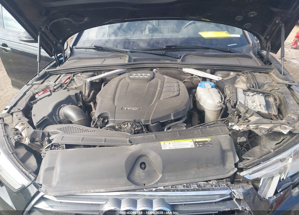 2017 AUDI A4 2.0T PREMIUM VIN: WAUANAF43HN066429