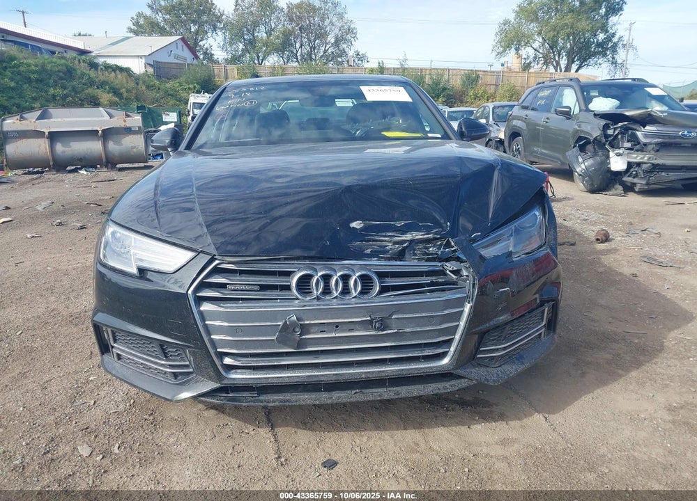 2017 AUDI A4 2.0T PREMIUM VIN: WAUANAF43HN066429