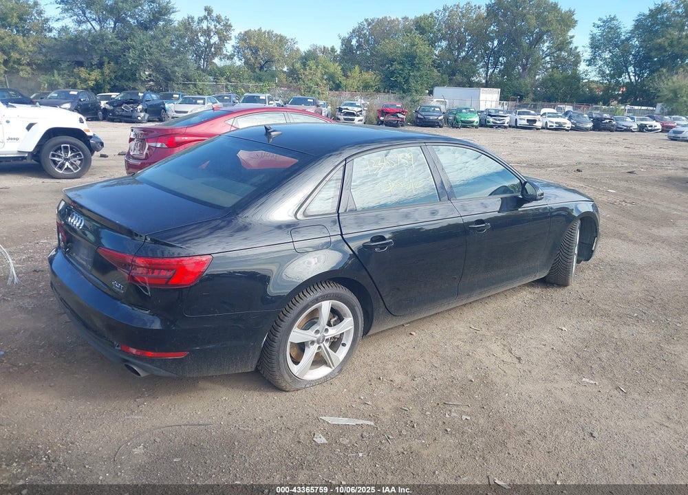 2017 AUDI A4 2.0T PREMIUM VIN: WAUANAF43HN066429