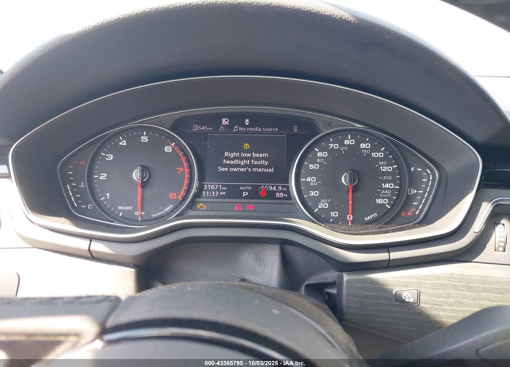 2022 AUDI A5 SPORTBACK PREMIUM 45 TFSI S LINE QUATTRO S TRONIC VIN: WAUDACF56NA010212