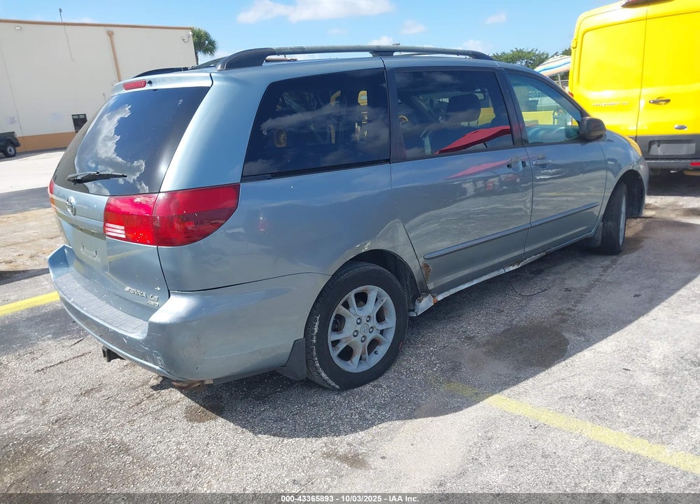 2005 TOYOTA SIENNA LE VIN: 5TDBA23C95S043716