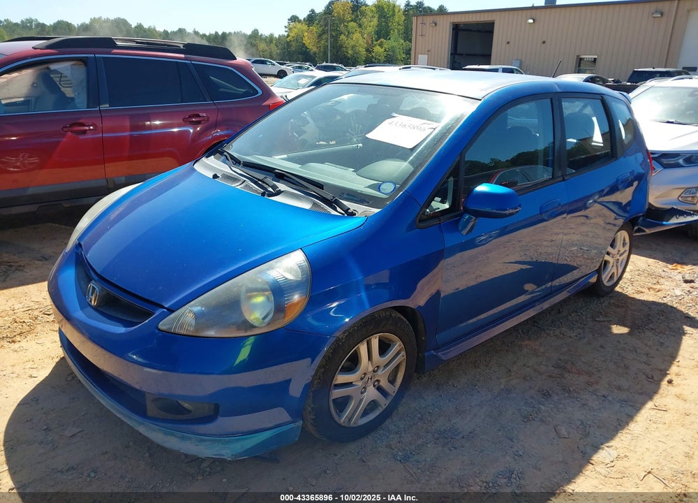 2008 HONDA FIT VIN: JHMGD38658S062733