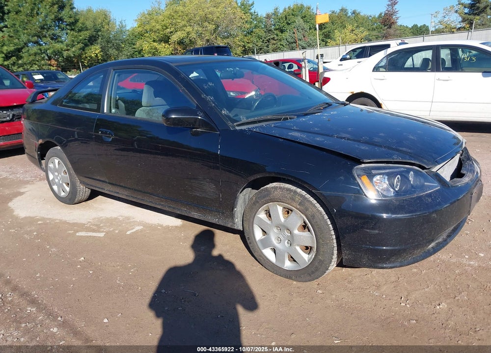 2002 HONDA CIVIC EX VIN: 1HGEM22902L076774