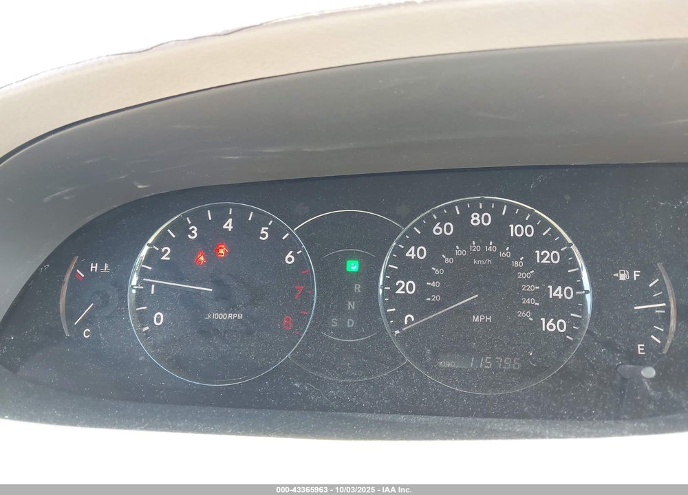2005 TOYOTA AVALON LIMITED VIN: 4T1BK36B25U059950