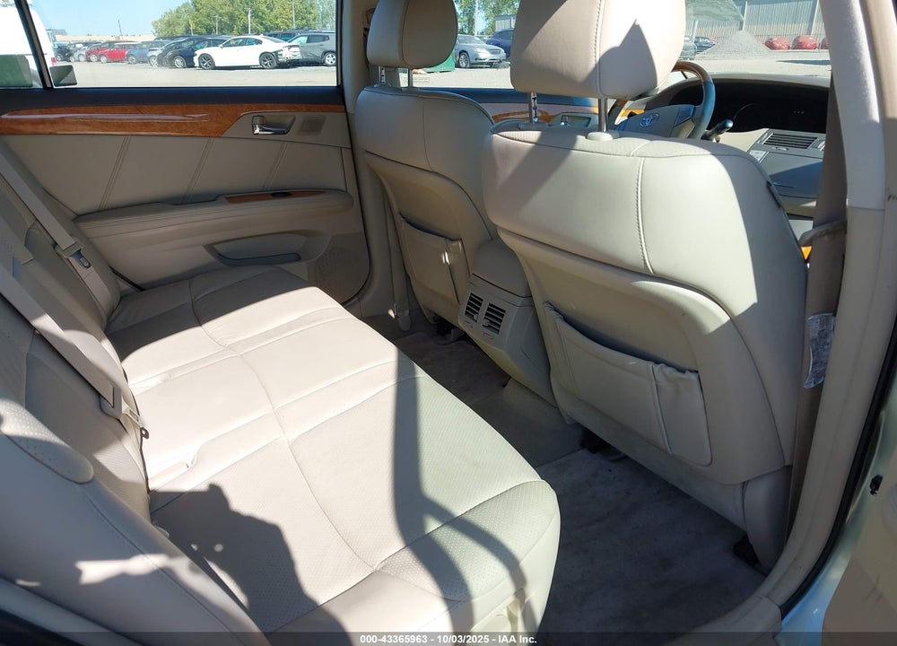 2005 TOYOTA AVALON LIMITED VIN: 4T1BK36B25U059950