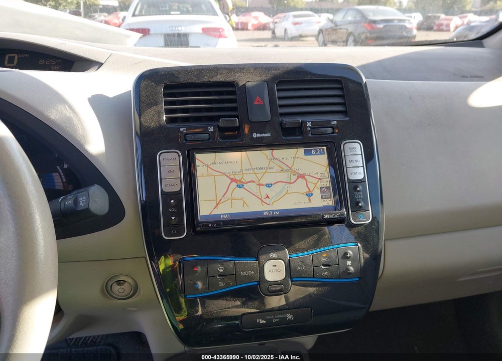 2012 NISSAN LEAF VIN: JN1AZ0CPXCT020636
